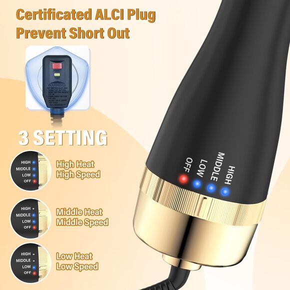 One-Step 4 in 1 Hair Dryer and Styler Brush - Picture 6 of 8